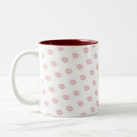 Lippen Valentinstag Kaffee Tasse Cup (Links)