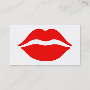 Lippen Visitenkarte
