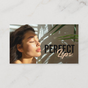 Lippenaugmentation Lippen Filler Verfahren Visitenkarte