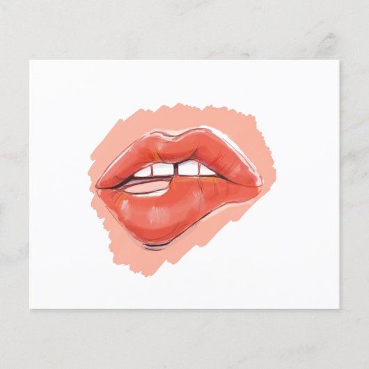 Lippenbeißen Flyer (Vorne)