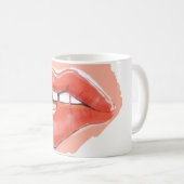 Lippenbeißen Kaffeetasse (VorderseiteRechts)