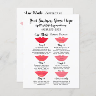 Lippenblush Bühnen von Heilung und Nachsorge Postkarte