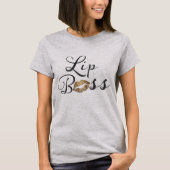 Lippenchef mit Goldkuss-T-Shirt T-Shirt (Vorderseite)