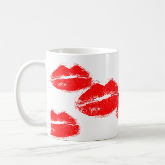 Lippendruck-Schale Kaffeetasse (Links)