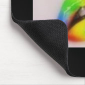 Lippenfarbe Mousepad (Ecke)