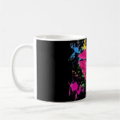 Lippenfarben-Spritzer-Kaffee-Tasse Kaffeetasse (Links)
