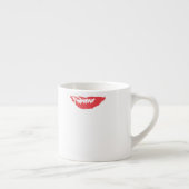Lippenfleck-Kaffee Tasse-Riviera Rosa Espressotasse (Rechts)