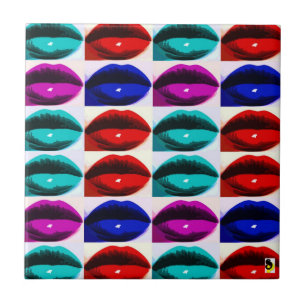 Lippenfliese Fliese