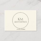 Lippenfüller Aftercare Instruction Business Card Visitenkarte (Vorderseite)