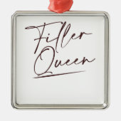 Lippenfüßler Queen Injectables Ästhetik N Ornament Aus Metall (Vorne)