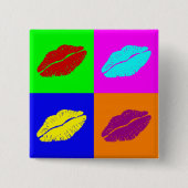 Lippenknopf Button (Vorderseite)