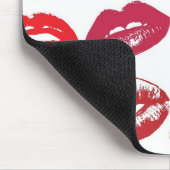 Lippenkuss-Mausunterlage Mousepad (Ecke)
