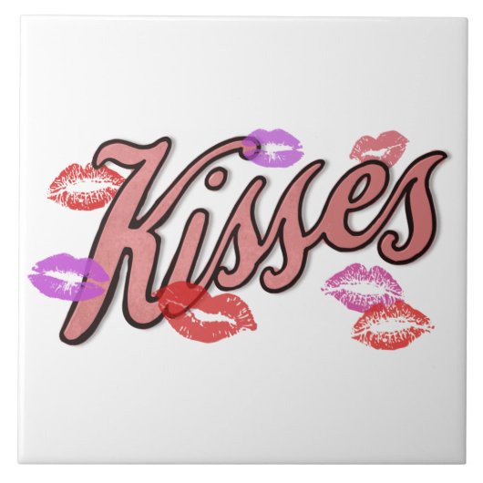 Lippenküssen fliese (Vorderseite)