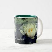 Lippenlilie Lotus Personalisiert Zweifarbige Tasse (VorderseiteRechts)