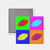 Lippenmagnet Magnet (Vorderseite/Rückseite)