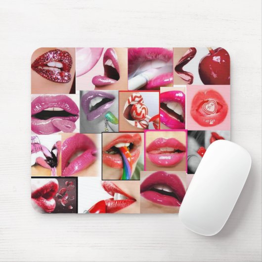 LippenMousepad Mousepad (Mit Mouse)