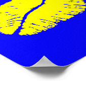 Lippenplakat Poster (Ecke)
