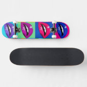 LippenPop-Kunst-Plattform Skateboard (Horizontal)