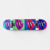 LippenPop-Kunst-Plattform Skateboard (Horizontal)