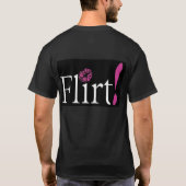 Lippenschwarz-Flirt! T-Shirt (Rückseite)