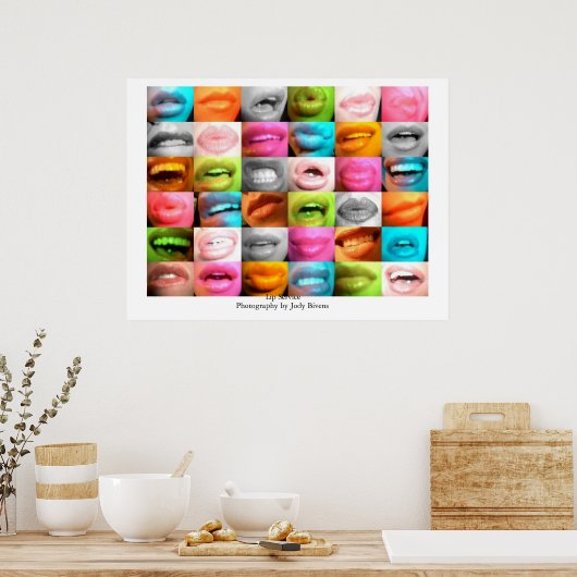 Lippenservice Poster (Küche)