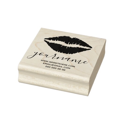 Lippensignatur Gummistempel (Stempel)