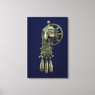 Lippenstecker des Vogelgottes Leinwanddruck