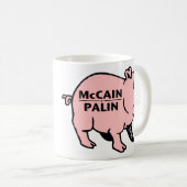 Lippenstift auf einem Schwein Kaffeetasse (VorderseiteRechts)