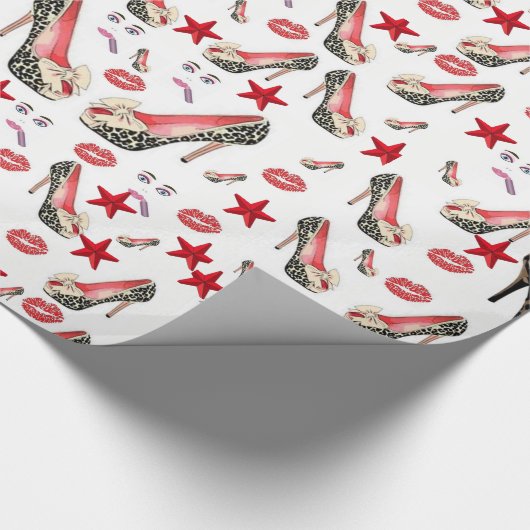 Lippenstift aus Geschenkpapier (Ecke)