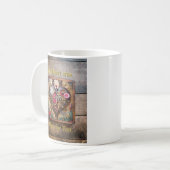 Lippenstift Blumen Herz Steampunk Serie Kaffeetasse (Vorderseite Links)