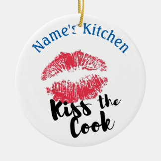 Lippenstift-Druck-Kuss der Koch RUND Keramikornament