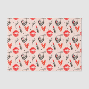 Lippenstift für Girly Things (Design 26 Red Series Seidenpapier