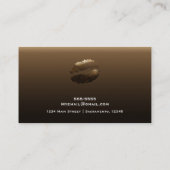 Lippenstift Gold Shiny Lips Makeup Glam Salon Visitenkarte (Rückseite)