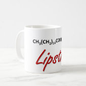 Lippenstift! Kaffeetasse (Vorderseite Links)