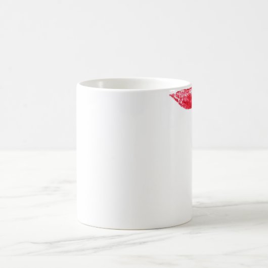 Lippenstift Kaffeetasse (Mittel)