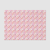 Lippenstift-Kuss-Druck-Seidenpapier