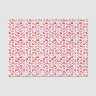 Lippenstift-Kuss-Druck-Seidenpapier Seidenpapier