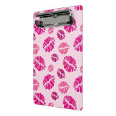 Lippenstift-Kuss-Form-Druck-Muster Mini Klemmbrett (Gewinkelt2)