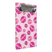 Lippenstift-Kuss-Form-Druck-Muster Mini Klemmbrett (Schrägansicht)