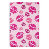 Lippenstift-Kuss-Form-Druck-Muster Mini Klemmbrett (Rückseite)