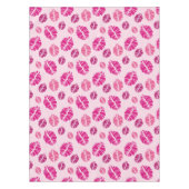 Lippenstift-Kuss-Form-Druck-Muster Tischdecke (Vorderseite)