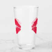 Lippenstift-Kuss Glas (Links)