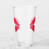 Lippenstift-Kuss Glas (Rechts)