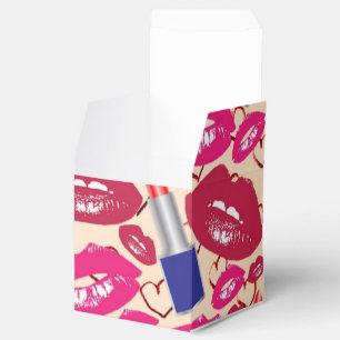 Lippenstift-Kuss-Muster Geschenkschachtel