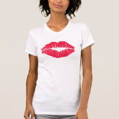 Lippenstift-Kuss T-Shirt (Vorderseite)
