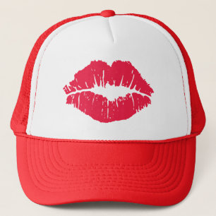 Lippenstift-Kuss Truckerkappe