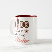 Lippenstift-Land erste 2008 McPalin Tasse (Vorderseite Links)