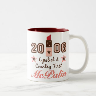 Lippenstift-Land erste 2008 McPalin Tasse