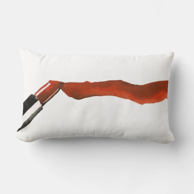 Lippenstift Lendenkissen (Vorderseite)