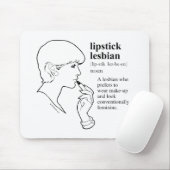 LIPPENSTIFT-LESBE MOUSEPAD (Mit Mouse)